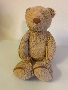 Retired Jellycat Bashful Honey Piper Bear Suede Nose & Trim 15” Stuffed Plush